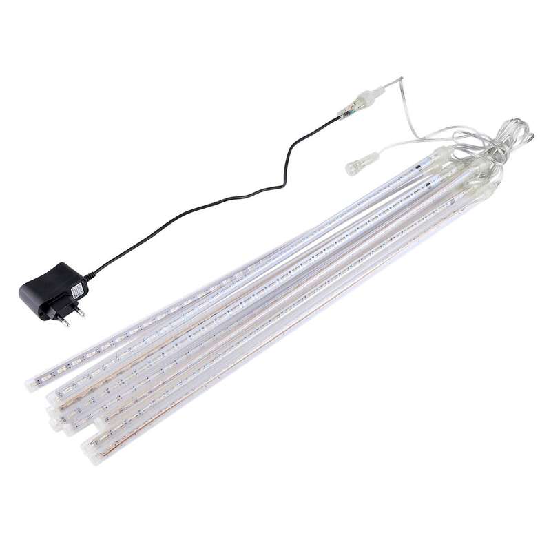 50cm 8 Tubes DIP Meteor Rain Light, LED Decorative Light, Tube Diameter: 1.2cm, AC 100-240V, US, ...