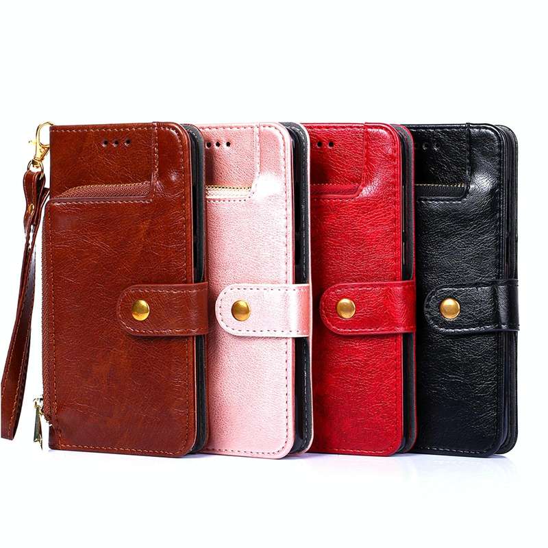 For OPPO Reno7 A JP Version Zipper Bag Leather Phone Case(Rose Gold)