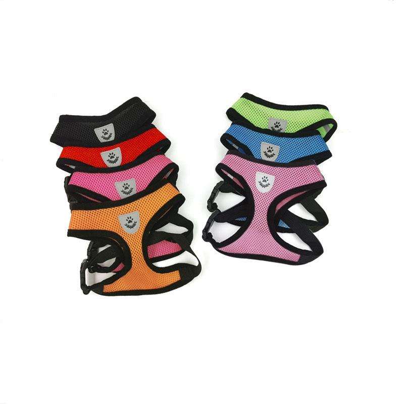Pet Chest Strap Small Medium Dog Cat Breathable Dog Walking Vest, Size: L Chest Back(Pink)