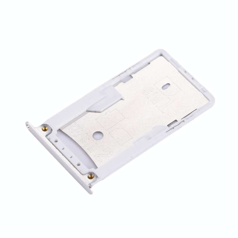 For Xiaomi Redmi 4X SIM & SIM / TF Card Tray(Silver)