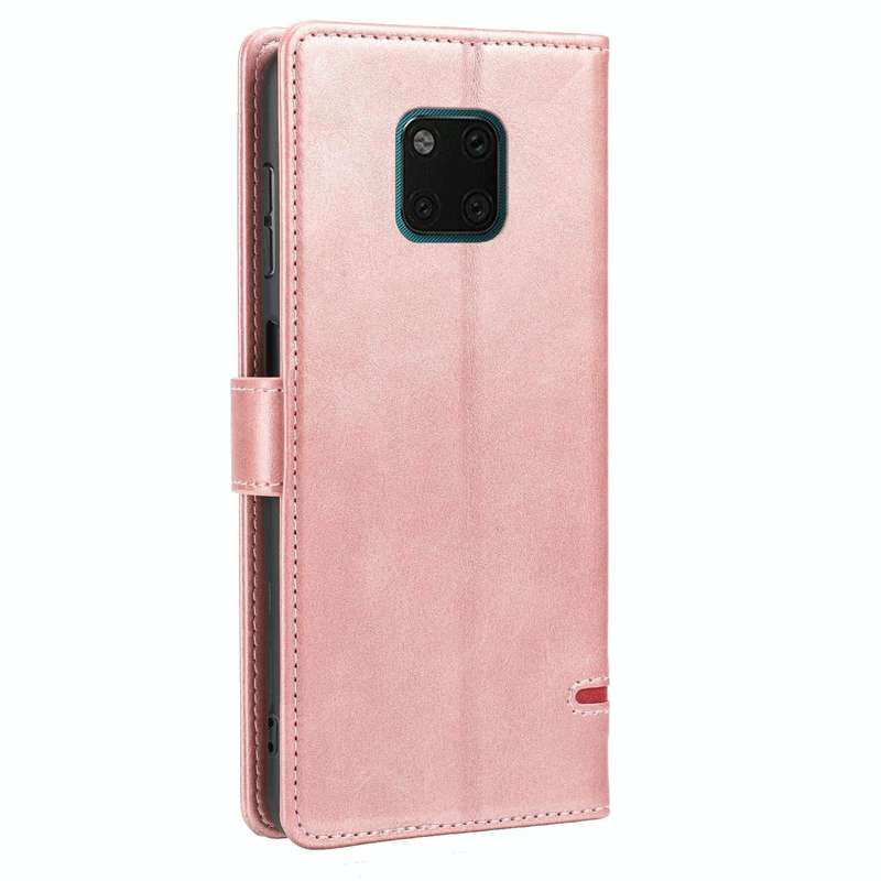 For Huawei Mate 20 Pro Classic Wallet Flip Leather Phone Case(Pink)