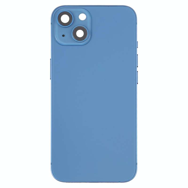 For iPhone 13 Battery Back Cover with Side Keys & Card Tray & Power + Volume Flex Cable & Wireles...