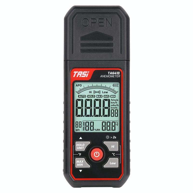 TASI TA641B High Precision Wind Speed Instrument Wind Volume Tester Handheld Wind Speed Meter
