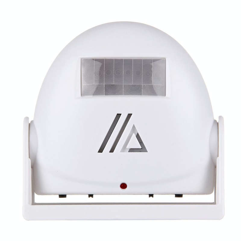 5301 Wireless Infrared Motion Sensor Welcome Alarm Intelligent Greeting Warning Doorbell, IR Dist...