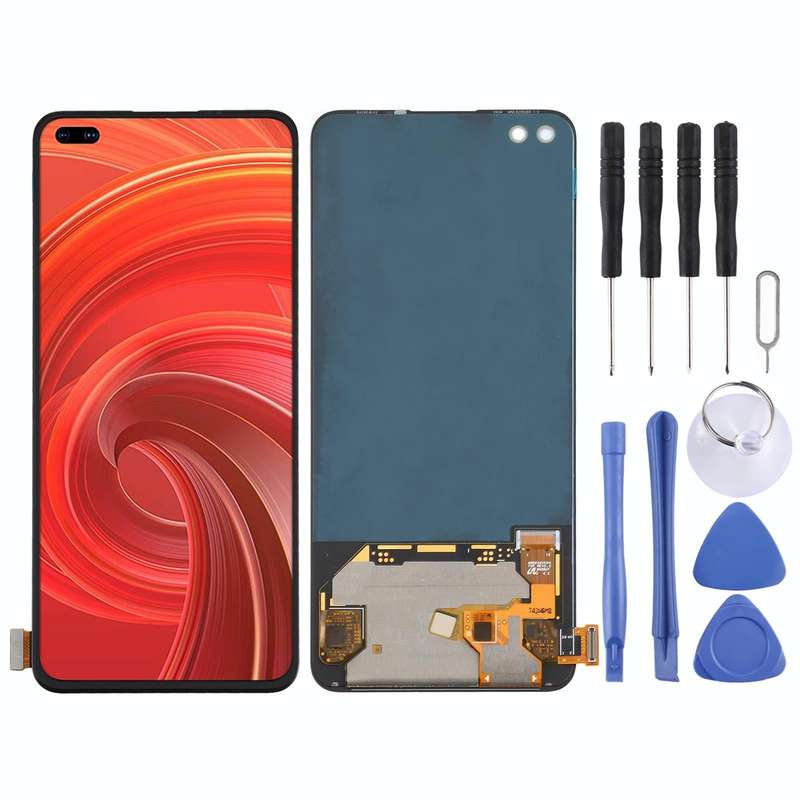 Original Super AMOLED LCD Screen for OPPO Realme X50 Pro 5G with Digitizer Full Assembly