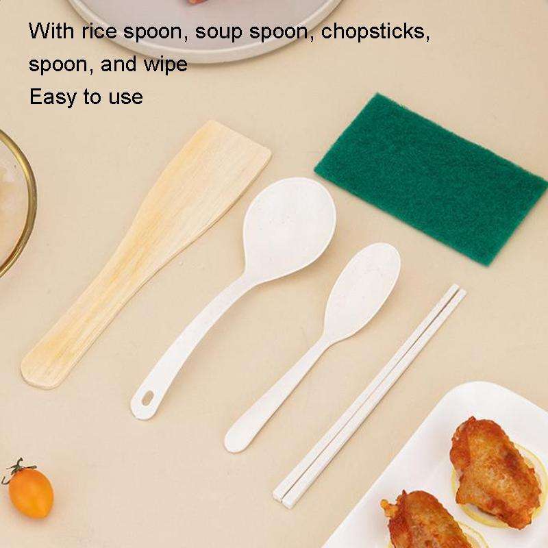 18cm Fast / Slow Gear+Non-stick Pot+Stainless Steel Steaming Grid Multifunctional Mini Electric C...
