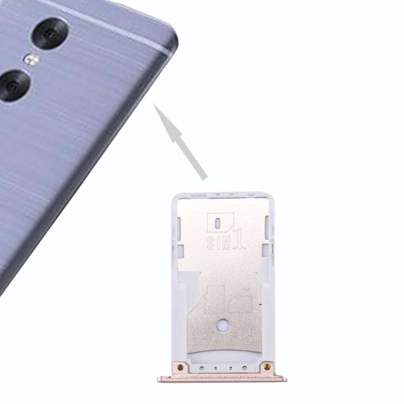 For Xiaomi Redmi Pro SIM & SIM / TF Card Tray(Gold)