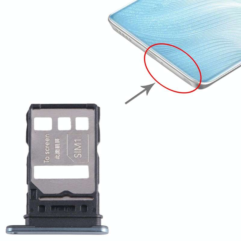 For Honor 80 Pro Flat SIM + SIM Card Tray (Green)