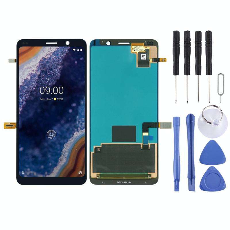 Original LCD Screen for Nokia 9 PureView with Digitizer Full Assembly(Black)