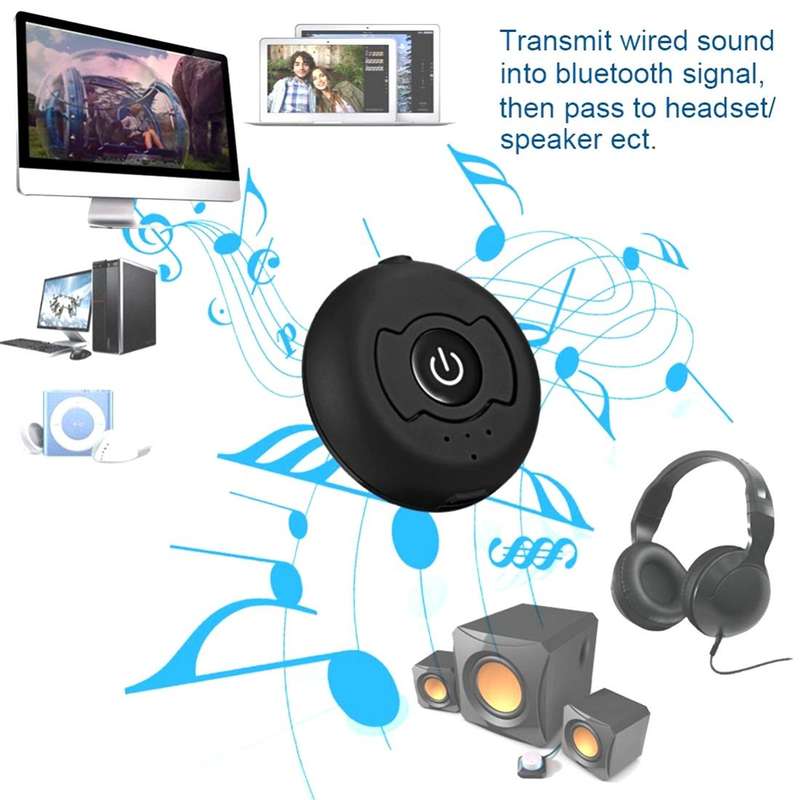 H366T Portable Multi-point Bluetooth 4.0 Audio Transmitter for iPhone, Samsung, HTC, Sony, Google...