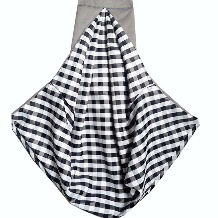 Pet Carrying Rucksack Shoulder Strap Adjustable Pet Outing Diagonal Bag(Gray)
