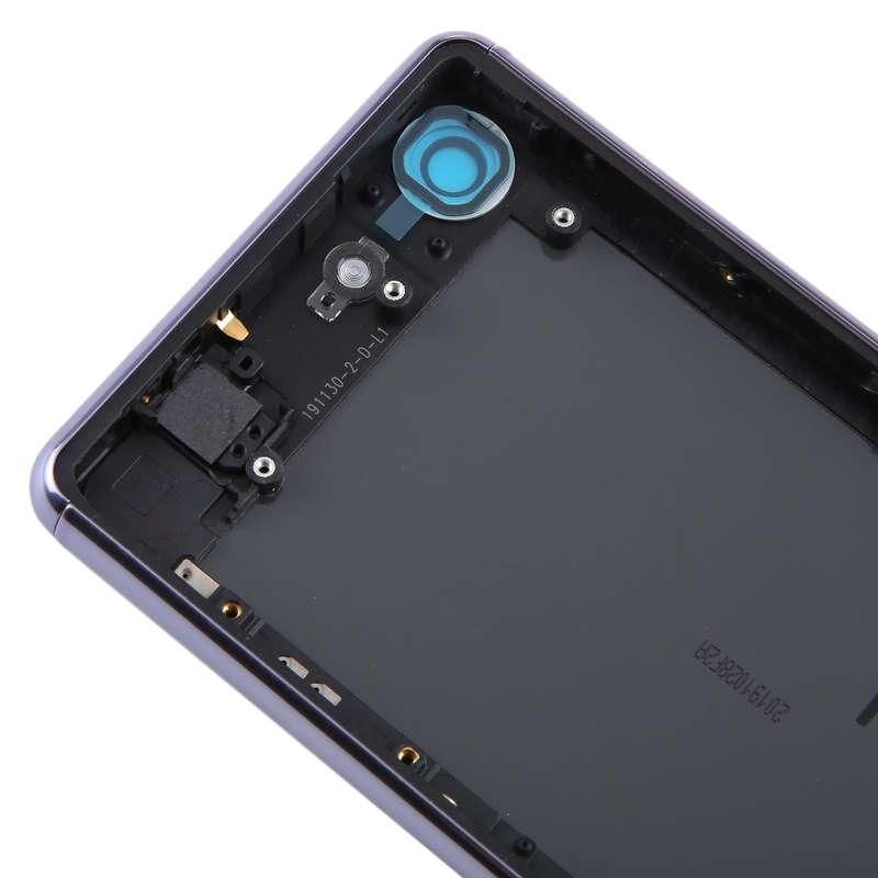 For Sony Xperia Ace Original Battery Back Cover with Camera Lens Cover(Purple)