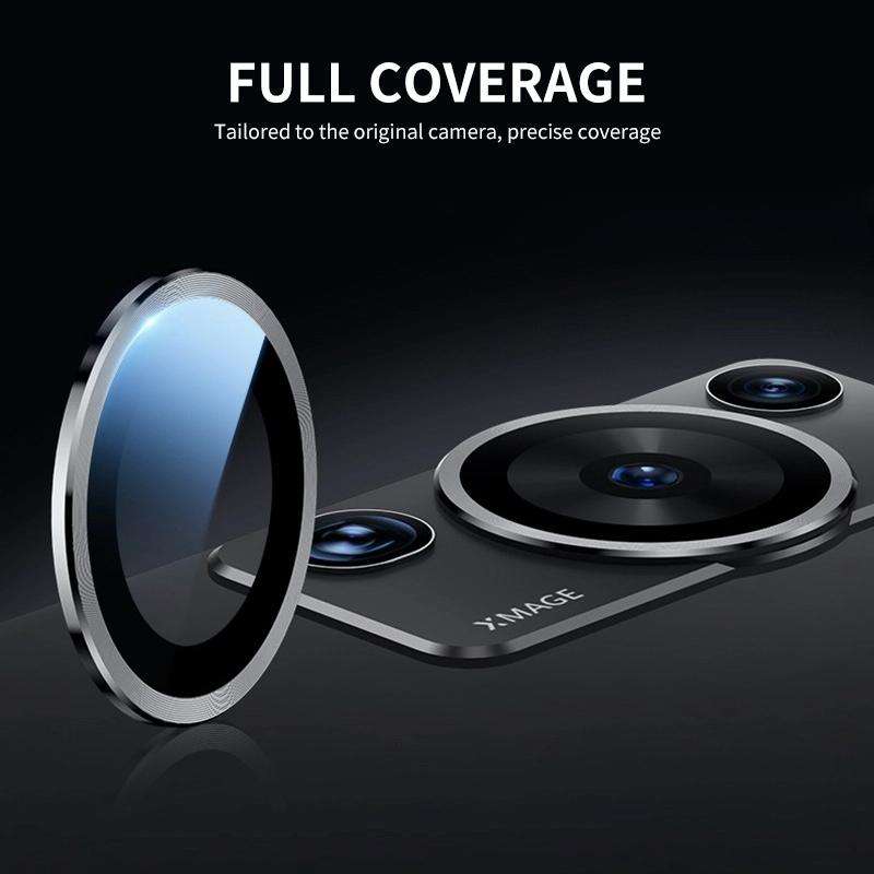 For HUAWEI P60 / P60 Pro / P60 Art ENKAY Hat-Prince 9H Rear Camera Lens Aluminium Alloy Tempered ...