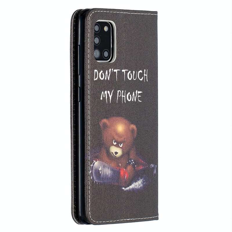 For Samsung Galaxy A31 Colored Drawing Pattern Invisible Magnetic Horizontal Flip PU Leather Case...