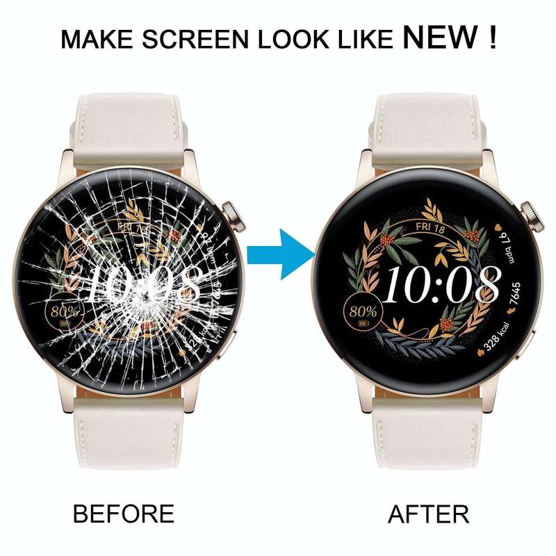 For Huawei Watch GT 3 42mm MIL-B19 Original LCD Screen and Digitizer Full Assembly With Frame (Gold)