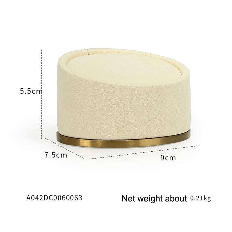 9x7.5x5.5cm Oval Bracelet Seat Window Jewelry Display Props Necklace Earrings Ring Jewelry Stand