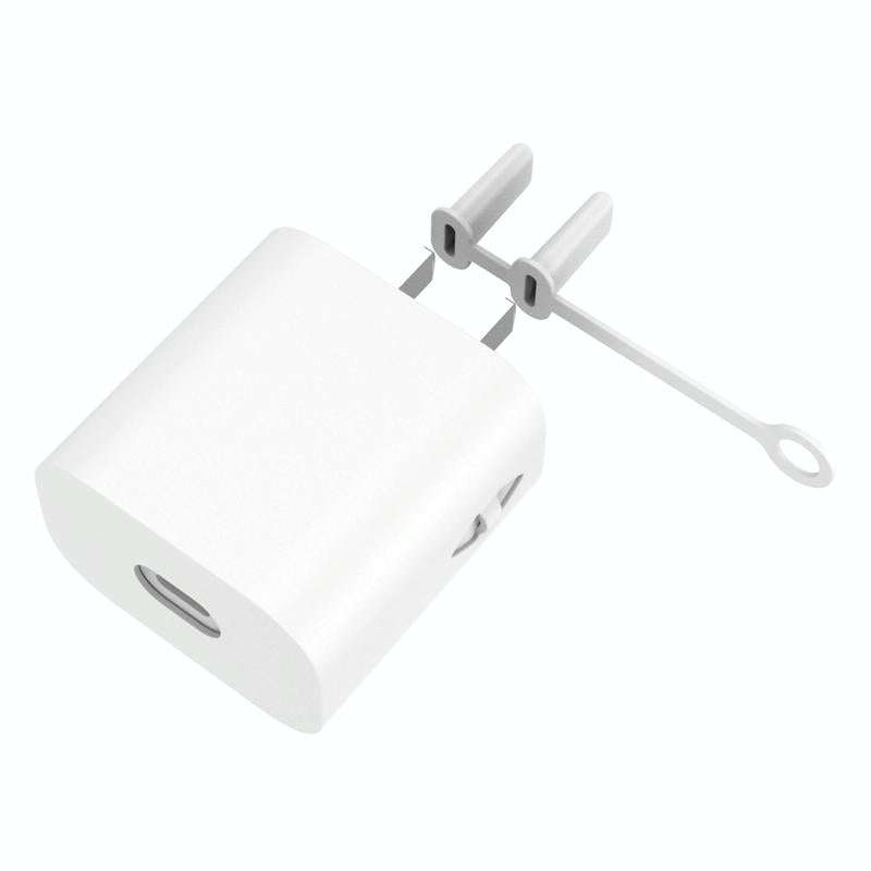 For Huawei Honor 66W AC01 Charger Silicone Protective Cover(White)