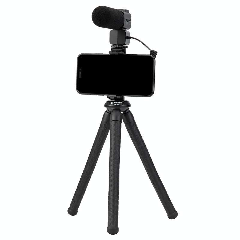 Fotopro SJ-36+ 360 Degree Rotation Horizontal and Vertical Tripod Mount Adapter Phone Clamp Brack...