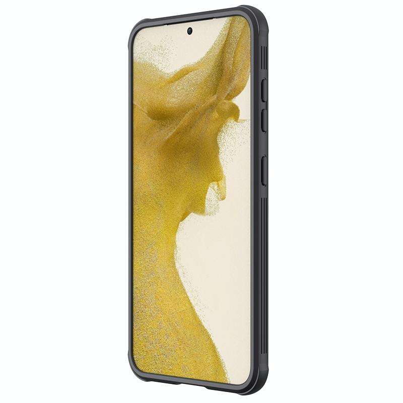 For Samsung Galaxy S23+ 5G NILLKIN Black Mirror Pro Series Camshield Phone Case(Black)