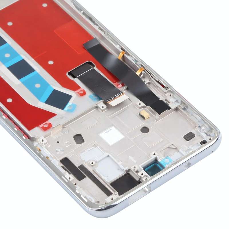 OEM LCD Screen for Honor X10 Pro Digitizer Full Assembly with Frame(Silver)