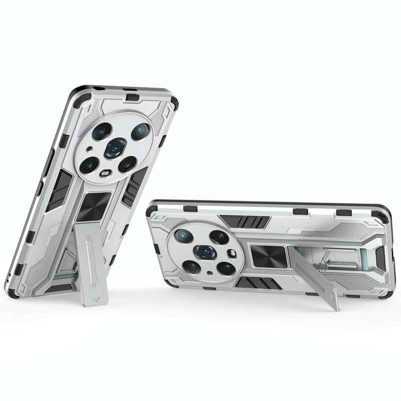 For Honor Magic4 Pro Supersonic PC + TPU Shock-proof Protective Phone Case(Silver)