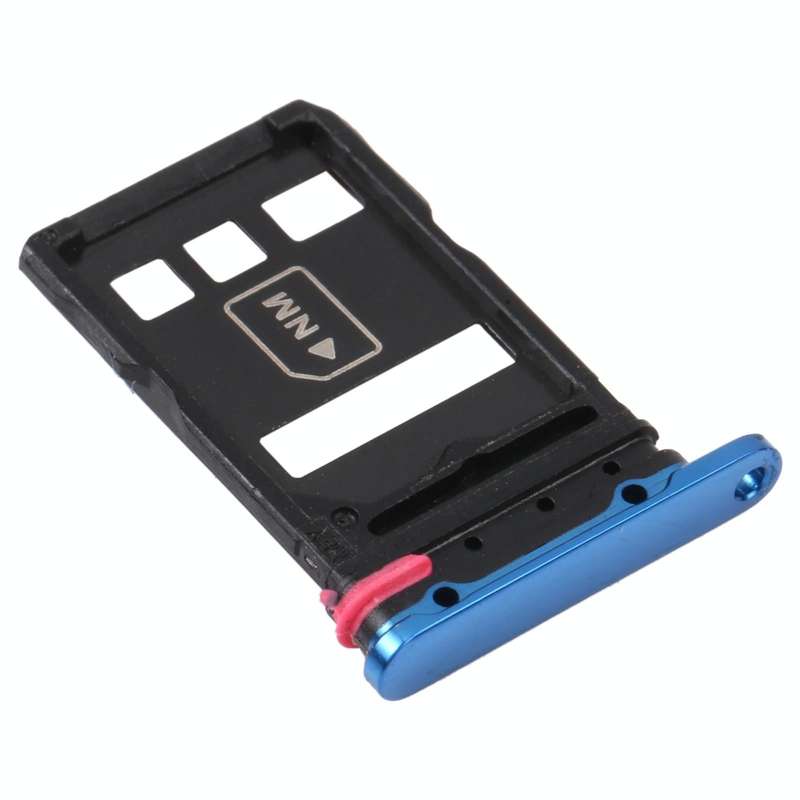 SIM Card Tray + NM Card Tray for Huawei P40 Pro (Blue)
