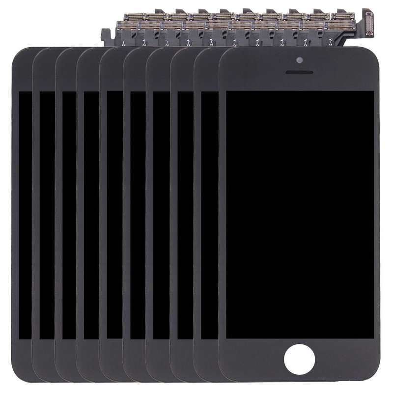10 PCS TFT LCD Screen for iPhone 5 Digitizer Full Assembly with Front Camera