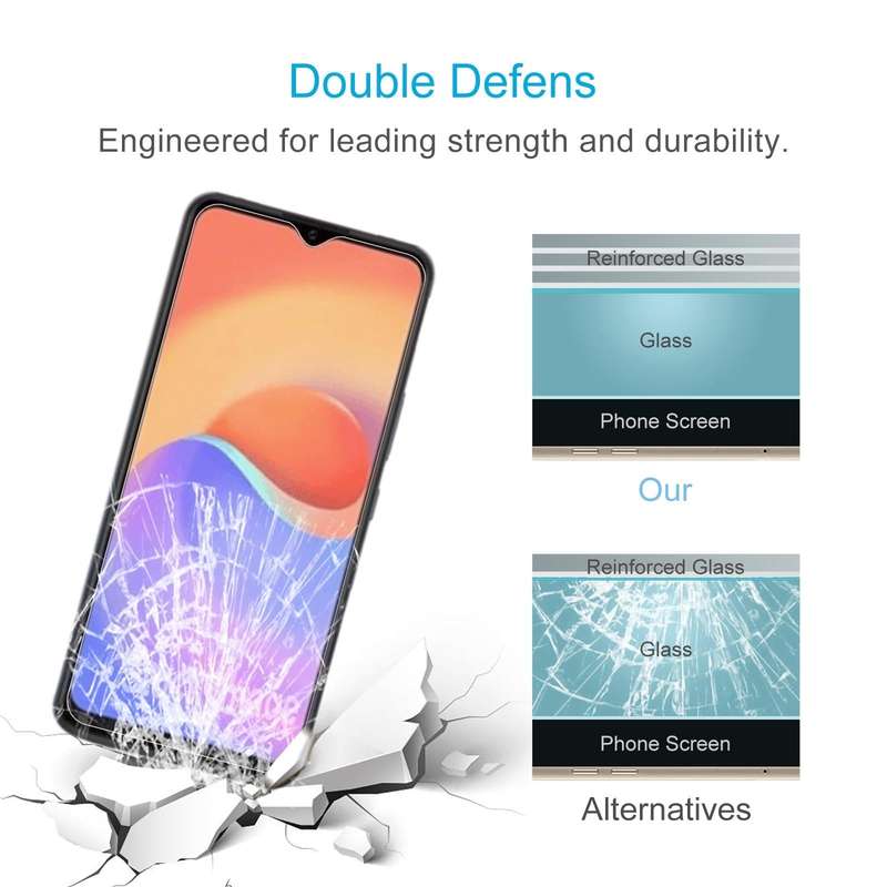 For ZTE Blade A52 Lite 10pcs 0.26mm 9H 2.5D Tempered Glass Film