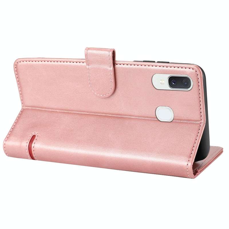 For Samsung Galaxy A20 / A30 Classic Wallet Flip Leather Phone Case(Pink)