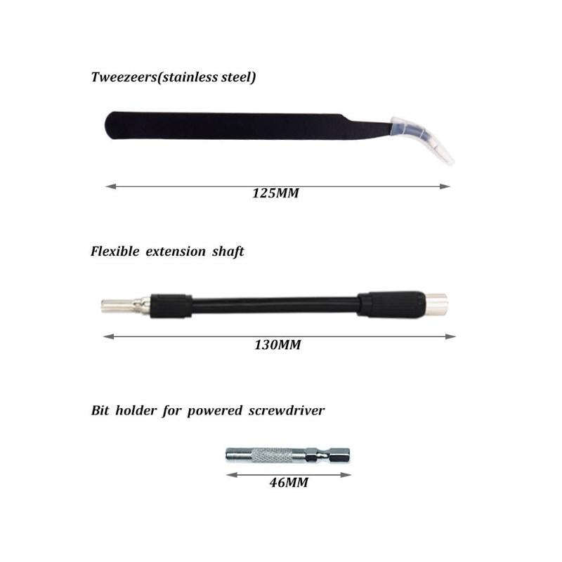 110 in 1 Watch Mobile Phone Disassembly Maintenance Tool Multi-function Chrome Vanadium Steel Scr...