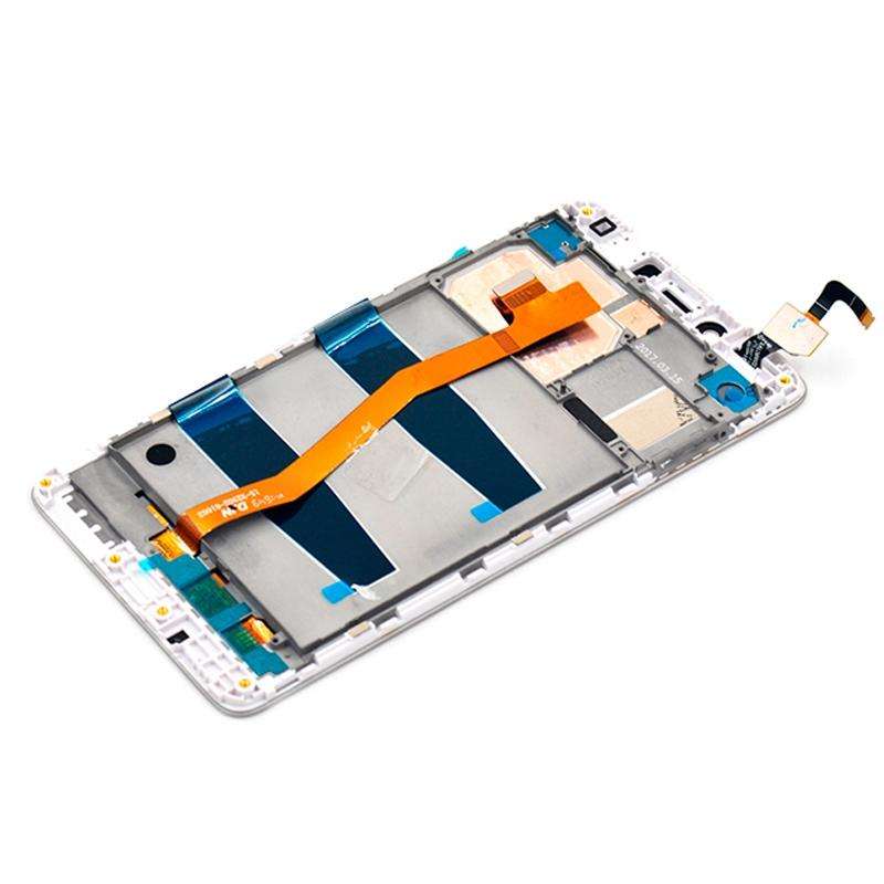 OEM LCD Screen for 5.5 inch Lenovo K6 Note K53a48 Digitizer Full Assembly with Frame (White)