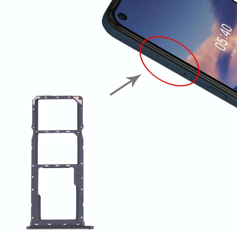 SIM Card Tray + SIM Card Tray + Micro SD Card Tray for Nokia 5.4 TA-1333 TA-1340 TA-1337 TA-1328 ...