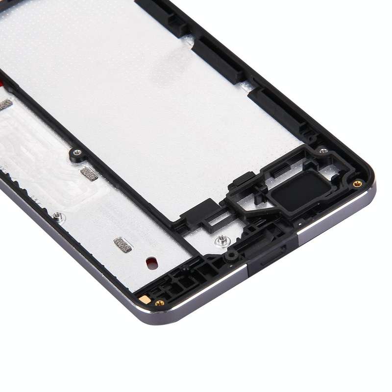 Front Housing LCD Frame Bezel Plate for Microsoft Lumia 650 (Black)