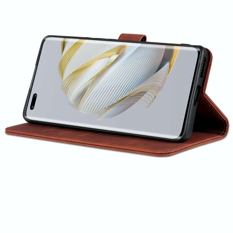 For Huawei nova 10 AZNS Skin Feel Calf Texture Flip Leather Phone Case(Brown)