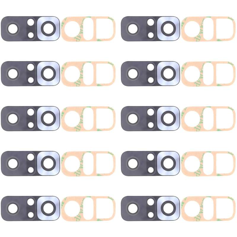 10 PCS Back Camera Lens for Xiaomi Redmi Note 10 Pro (India) / Redmi Note 10 Pro Max / Redmi Note...
