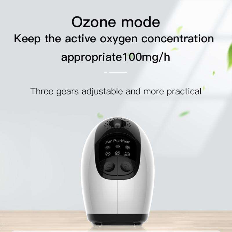 Negative Ion & Ozone Dual Mode Air Purifier Disinfection Machine To Remove Formaldehyde Bacteria(...