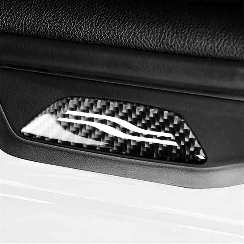 Carbon Fiber Car Door Threshold Decorative Sticker for BMW F30 2003-2018