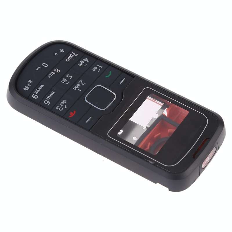 Full Housing Cover (Front Cover + Middle Frame Bezel + Battery Back Cover + Keyboard) for Nokia 1202