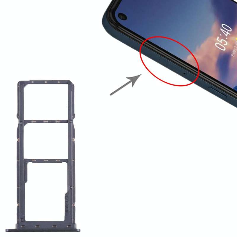 SIM Card Tray + SIM Card Tray + Micro SD Card Tray for Nokia 5.4 TA-1333 TA-1340 TA-1337 TA-1328 ...