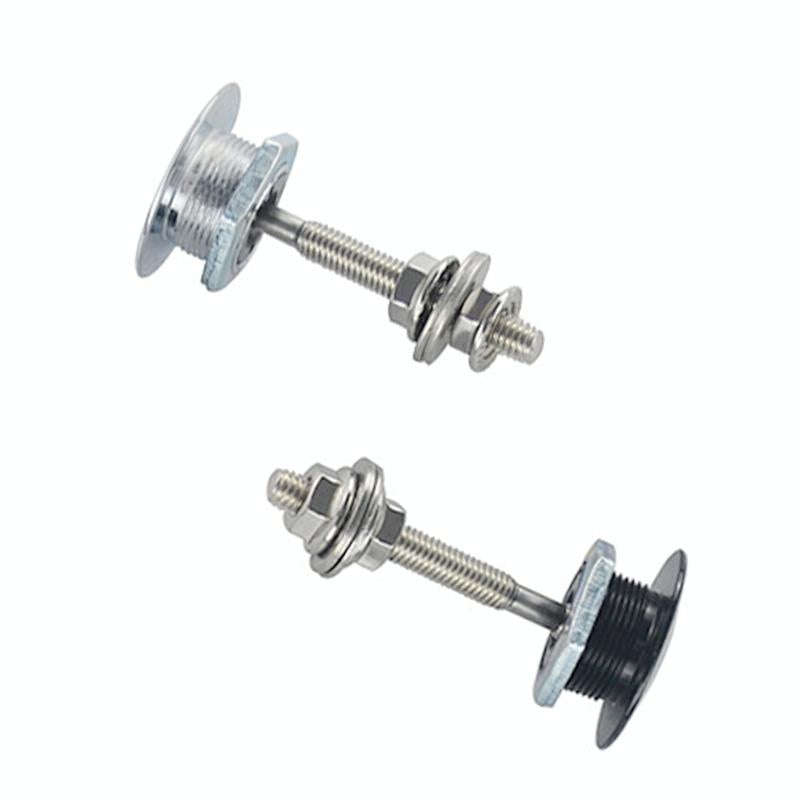 54mm Stainless Steel Quick-pins Push Button Billet Hood Pins Lock Clip Kit (Red)