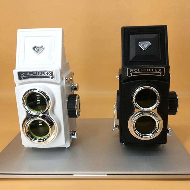 Double Reflex Camera Model Retro Camera Props Decorations Handheld Camera Model(Black (Original))
