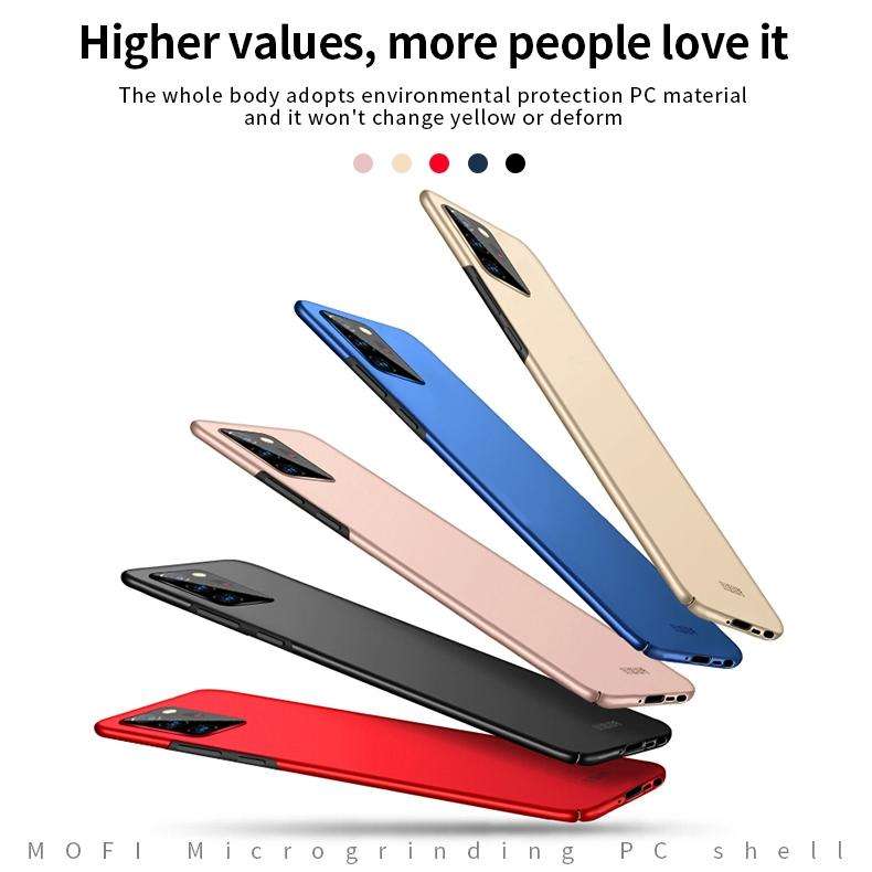 For Samsung Galaxy Note20 Ultra MOFI Frosted PC Ultra-thin Hard Case(Rose gold)