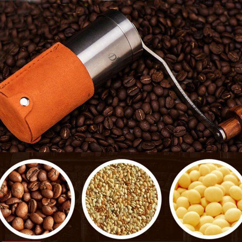 Diguo Multifunctional Hand Grinding Pepper Coffee Bean Maker(Brown)