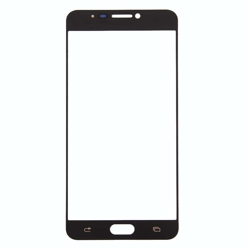 For Samsung Galaxy C7 10pcs Front Screen Outer Glass Lens (Gold)
