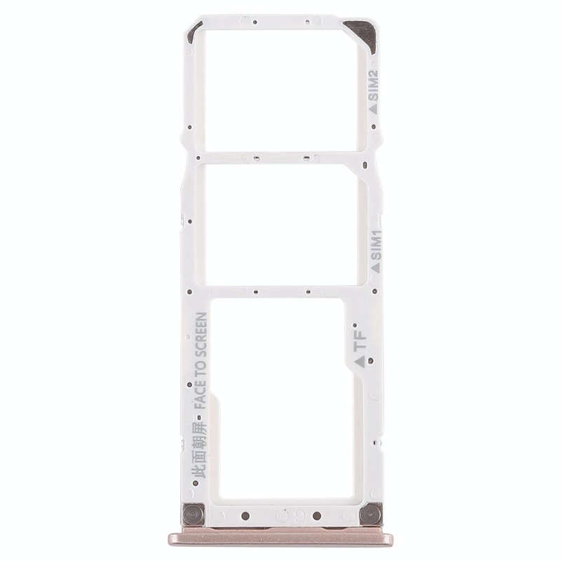 2 x SIM Card Tray + Micro SD Card Tray for Xiaomi Redmi 6 Pro(Gold)