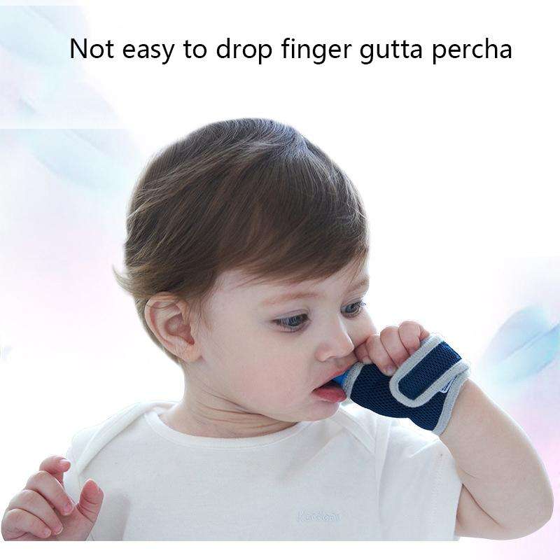 ZT001 Baby Silicone Molar Finger Cots Children Anti-Bite Hand Breathable Thumb Cots Teether Mater...