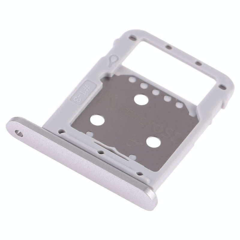 For Galaxy Tab S4 10.5 T835 SIM Card Tray + Micro SD Card Tray (Silver)