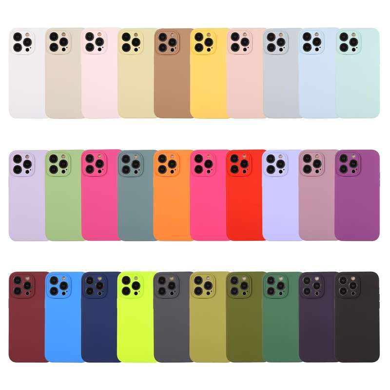 For iPhone 11 Pure Color Liquid Silicone Fine Pore Phone Case(Antique White)