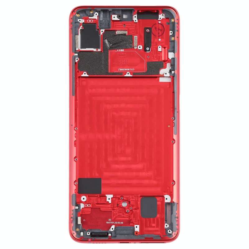 For vivo NEX S Original Middle Frame Bezel Plate(Red)