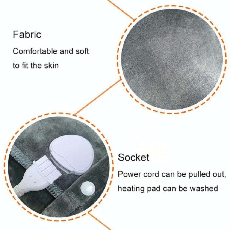Plug-in High-top Electric Foot Warmer Heated Foot Warmer Boots UK Plug 240V(Dark Gray)